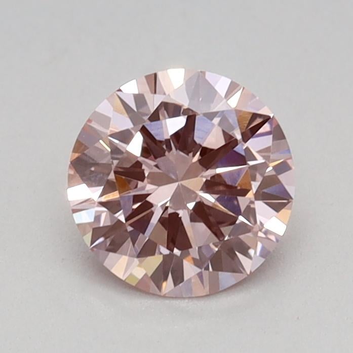 0.51 Ct. Fancy Intense Pink Round Lab Grown Diamond