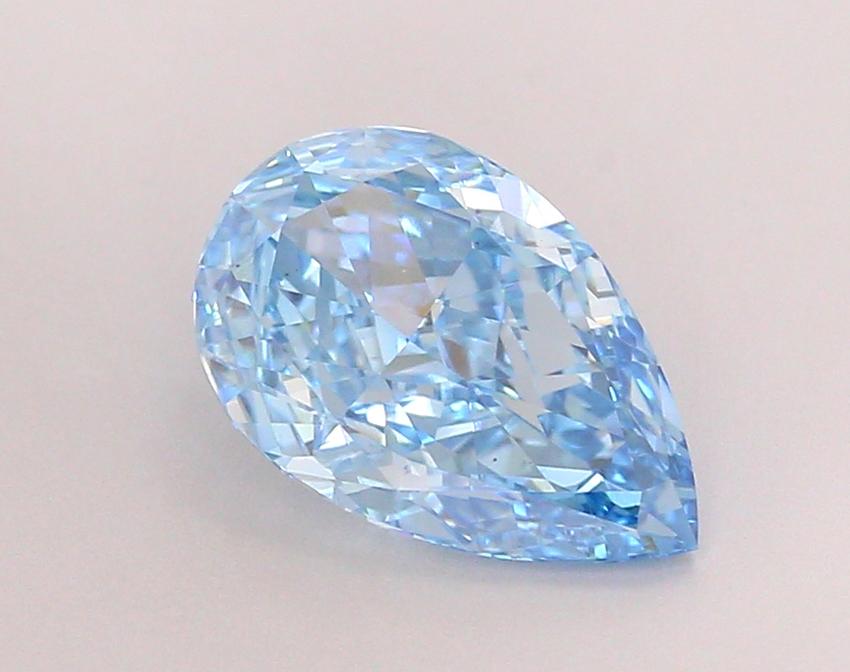 2.19 Ct. Fancy Vivid  Blue Pear Lab Grown Diamond