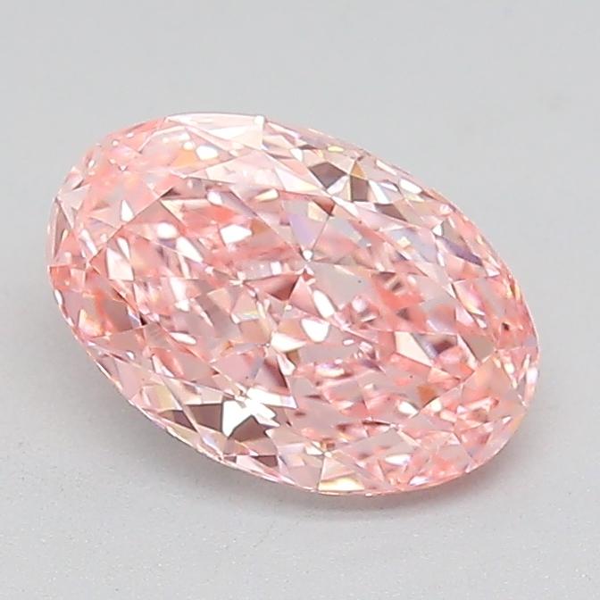 1.52 Ct. Fancy Vivid  Pink Oval Lab Grown Diamond