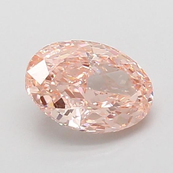 1.02 Ct. Fancy Vivid Pink Oval Lab Grown Diamond