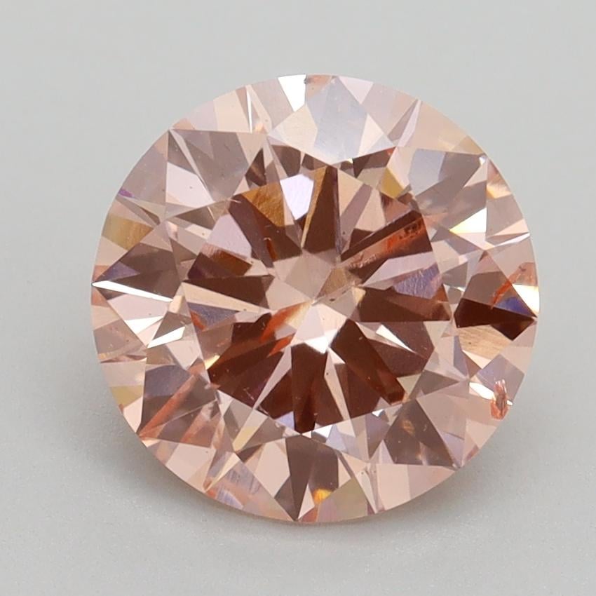 2.50 Ct. Fancy Intense Pink Round Lab Grown Diamond
