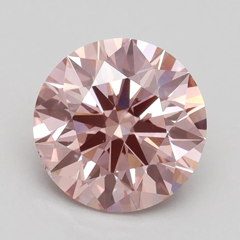 2.00 Ct. Fancy Intense Pink Round Lab Grown Diamond