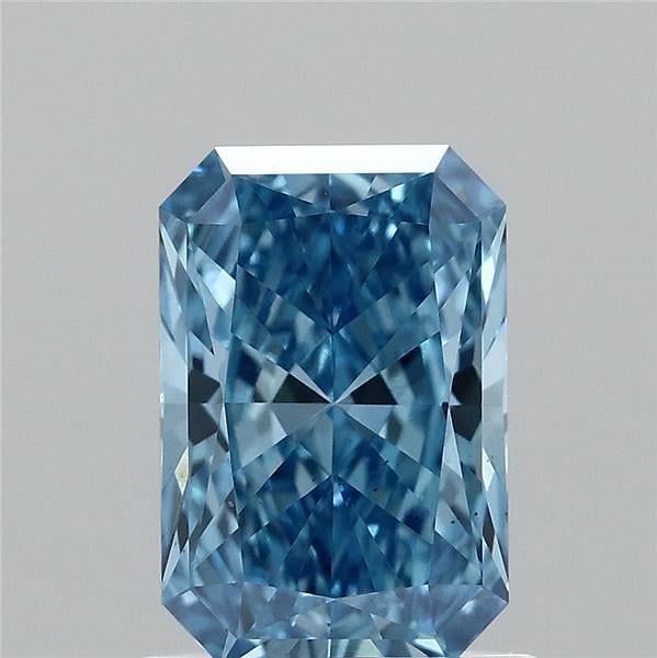 1.05 Ct. Fancy Vivid  Blue Radiant Lab Grown Diamond