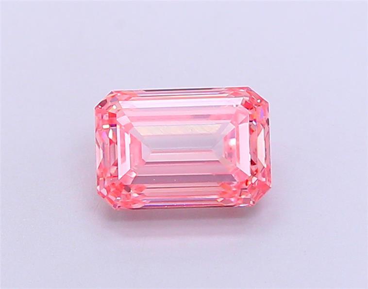 1.51 Ct. Fancy Intense  Pink Emerald Lab Grown Diamond