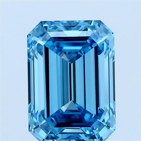 1.50 Ct. Fancy Vivid Blue Emerald Lab Grown Diamond