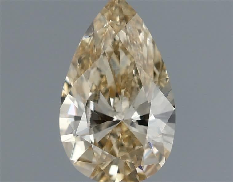 0.33 Ct. Light Yellow Pear Lab Grown Diamond