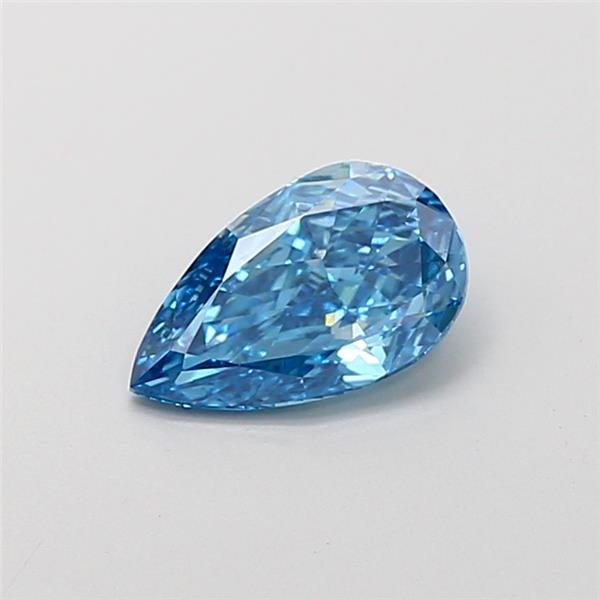 1.02 Ct. Fancy Vivid Blue Pear Lab Grown Diamond