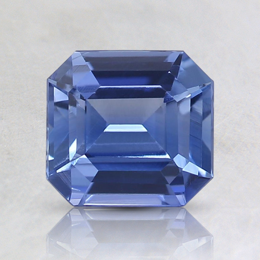 6.5x6.1mm Premium Violet Asscher Sapphire