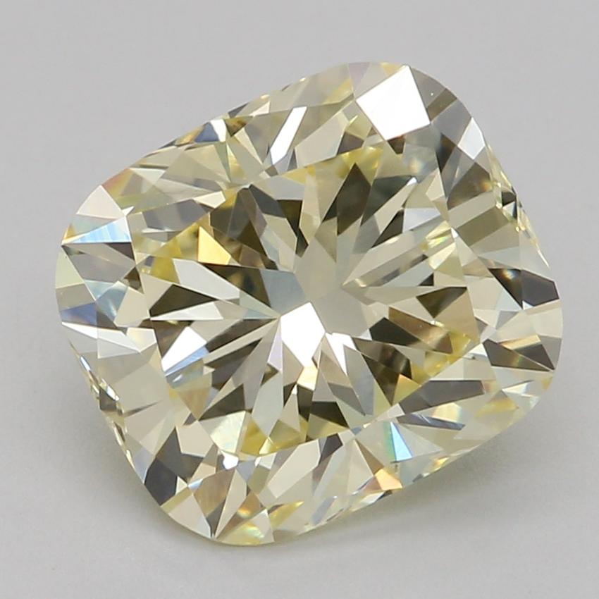 2.05 Ct. Fancy Yellow Cushion Lab Grown Diamond