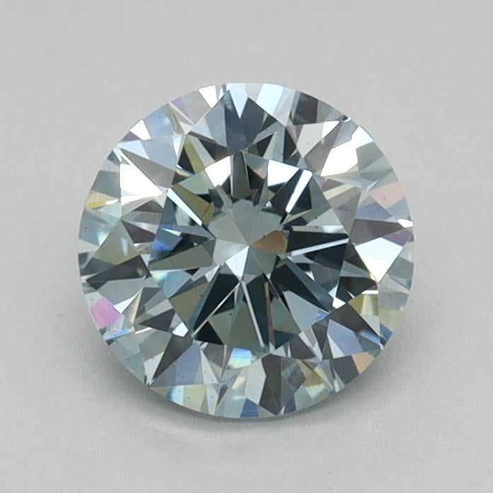 0.48 Ct. Fancy Intense Blue Green Round Lab Grown Diamond