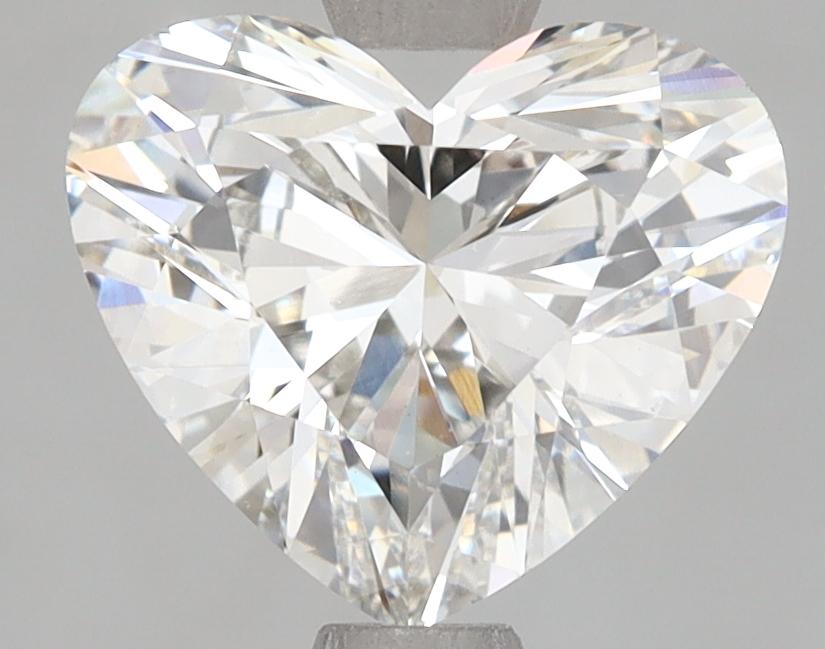 2.11 Ct. Fancy Light Brownish Orange Heart Lab Grown Diamond