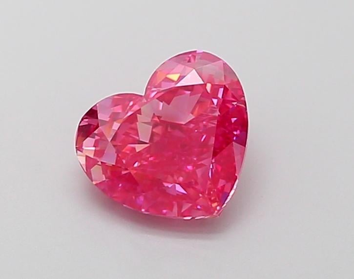 1.44 Ct. Fancy Vivid Pink Heart Lab Grown Diamond