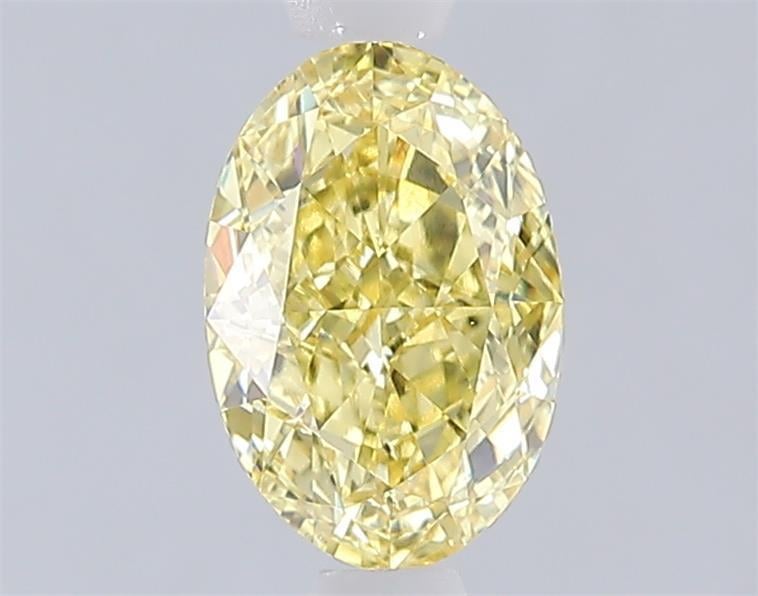 1.09 Ct. Fancy Vivid Yellow Yellow Oval Lab Grown Diamond