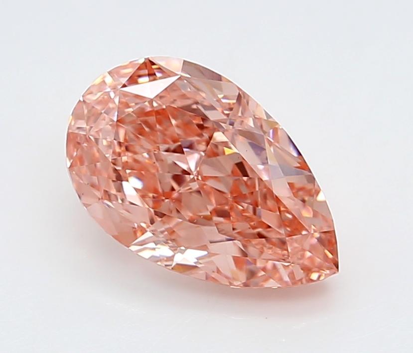 2.06 Ct. Fancy Vivid  Pink Pear Lab Grown Diamond