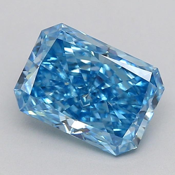 1.49 Ct. Fancy Vivid  Blue Radiant Lab Grown Diamond