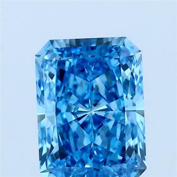 1.51 Ct. Fancy Blue Radiant Lab Grown Diamond