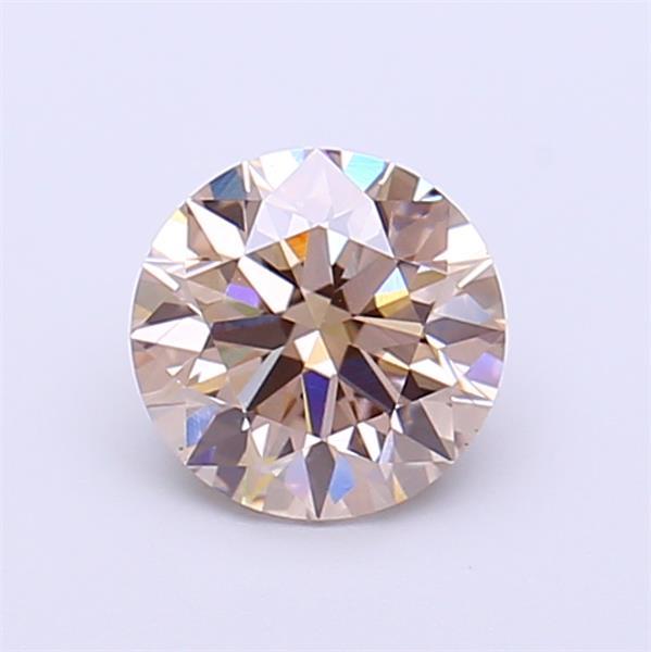 1.00 Ct. Very Light Brown Round Lab Grown Diamond