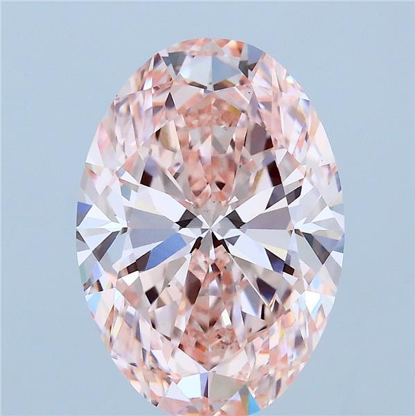 4.0 Ct. Fancy Intense Pink Oval Lab Grown Diamond