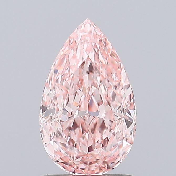1.02 Ct. Fancy Vivid Pink Pear Lab Grown Diamond