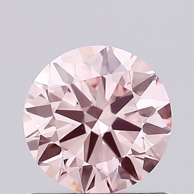 0.74 Ct. Fancy Intense Pink Round Lab Grown Diamond