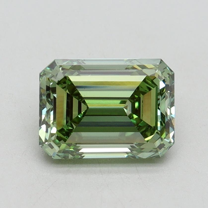 1.50 Ct. Fancy Intense Green Emerald Lab Grown Diamond