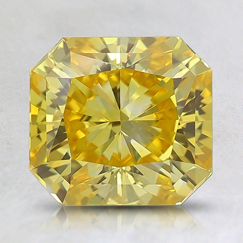 1.56 Ct. Fancy Vivid  Orangy Yellow Radiant Lab Grown Diamond