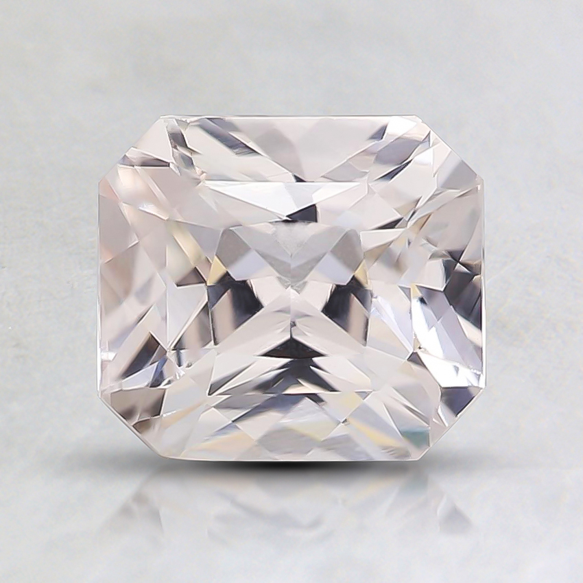 6.8x6mm Unheated Peach Radiant Sapphire