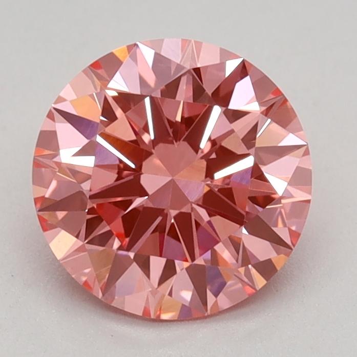 1.00 Ct. Fancy Vivid Pink Round Lab Grown Diamond