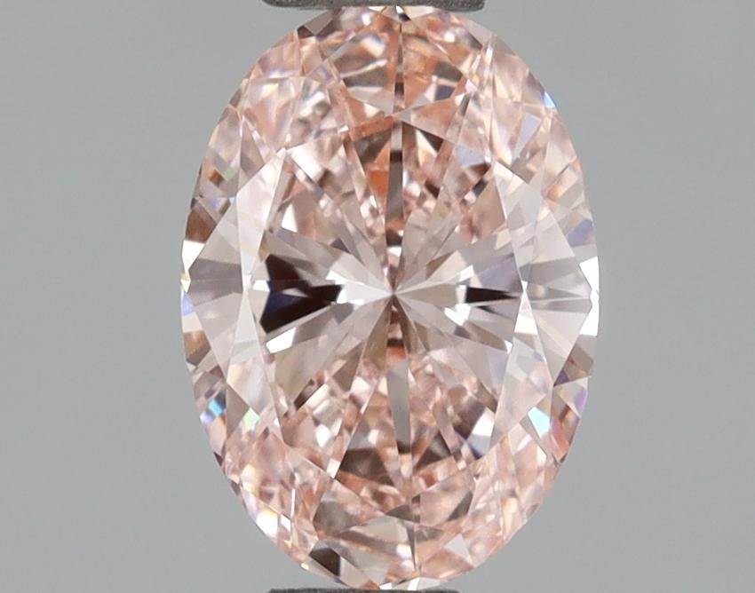 0.97 Ct. Fancy Intense Pink Oval Lab Grown Diamond