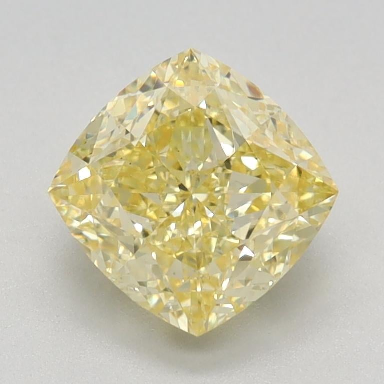 1.53 Ct. Fancy Intense Yellow Cushion Lab Grown Diamond
