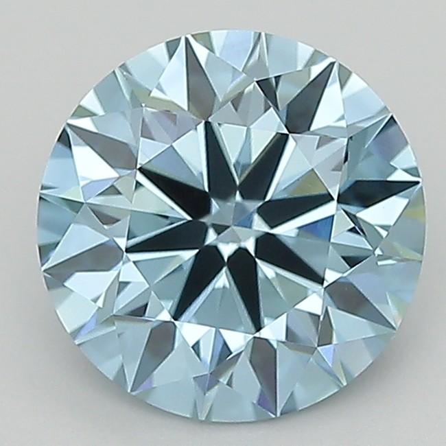2.20 Ct. Fancy Vivid  Blue Round Lab Grown Diamond