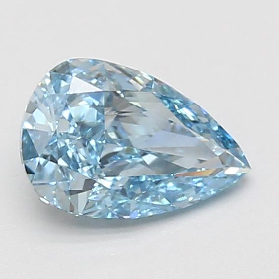 1.00 Ct. Fancy Vivid Blue Pear Lab Grown Diamond