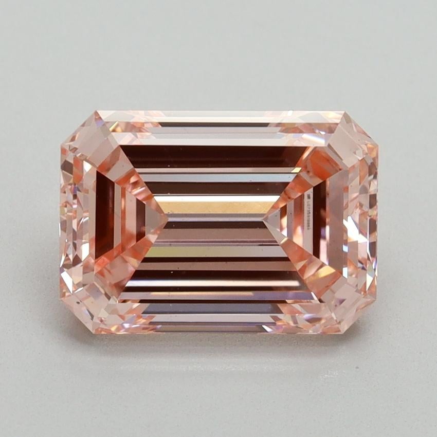 3.05 Ct. Fancy Intense Pink Emerald Lab Grown Diamond