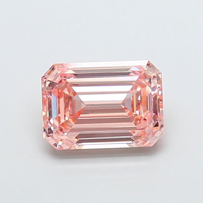3.04 Ct. Fancy Intense Pink Emerald Lab Grown Diamond