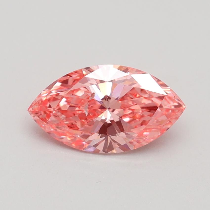 1.00 Ct. Fancy Vivid Pink Marquise Lab Grown Diamond