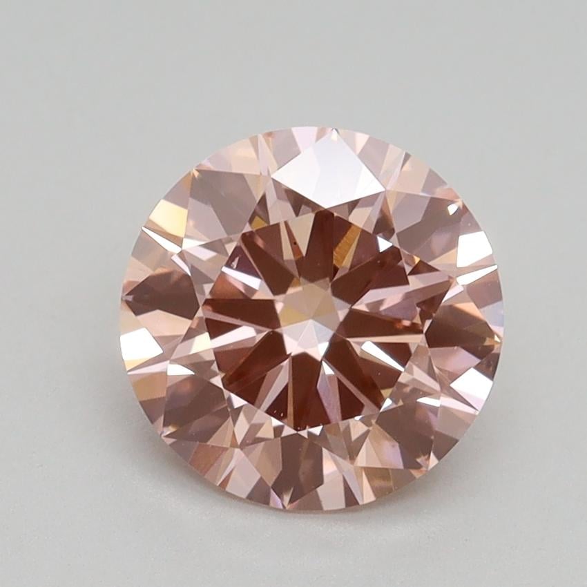 1.71 Ct. Fancy Intense Pink Round Lab Grown Diamond