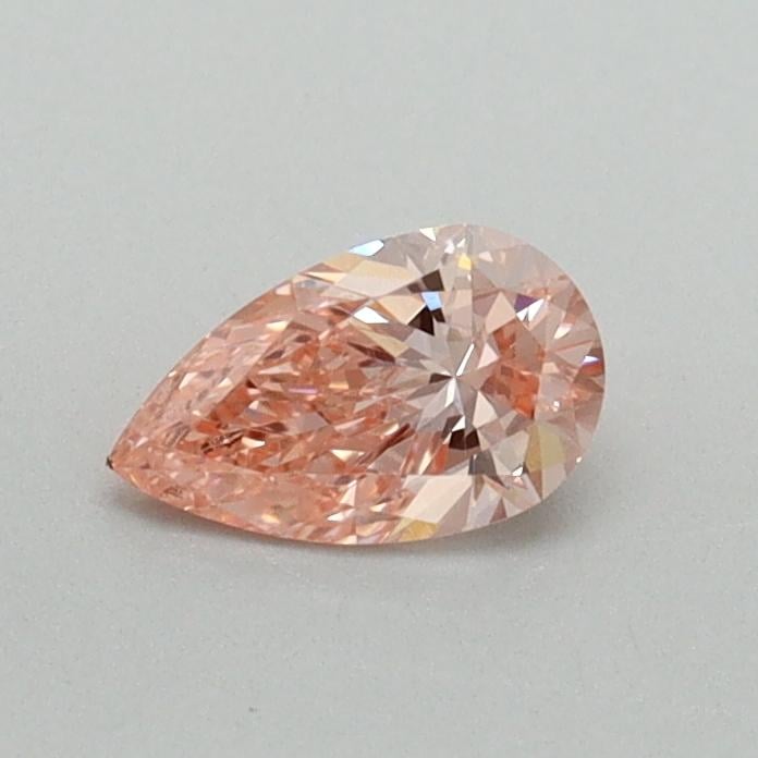 0.33 Ct. Fancy Vivid Pink Pear Lab Grown Diamond