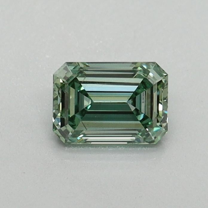 0.45 Ct. Fancy Vivid Green Emerald Lab Grown Diamond