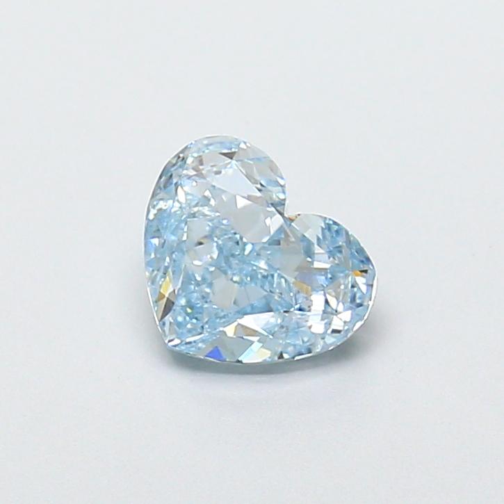 1.00 Ct. Fancy Intense  Blue Heart Lab Grown Diamond