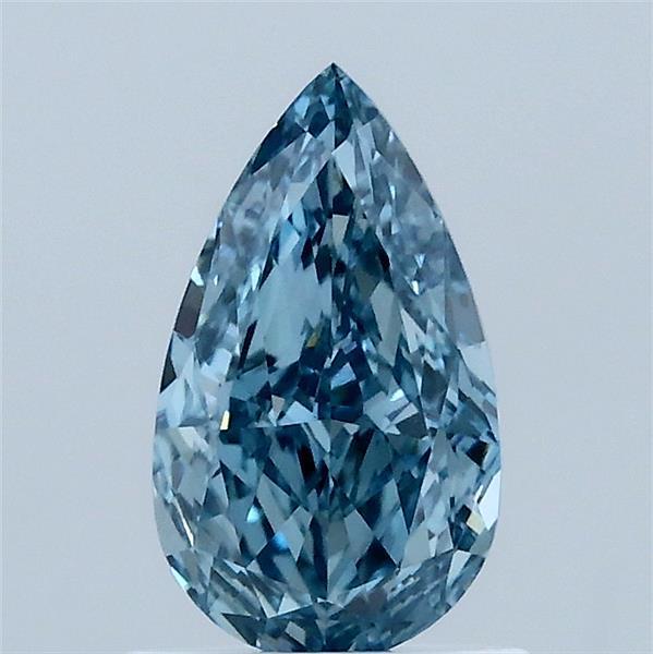 1.01 Ct. Fancy Vivid Blue Pear Lab Grown Diamond
