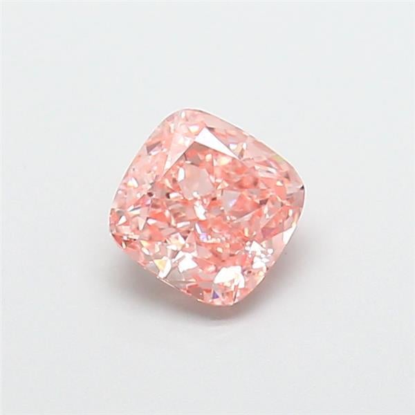 1.00 Ct. Fancy Vivid Pink Cushion Lab Grown Diamond
