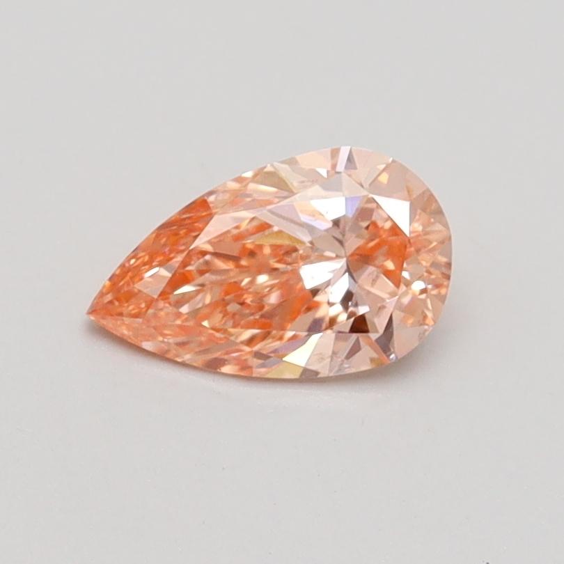 0.50 Ct. Fancy Intense Pink Pear Lab Grown Diamond