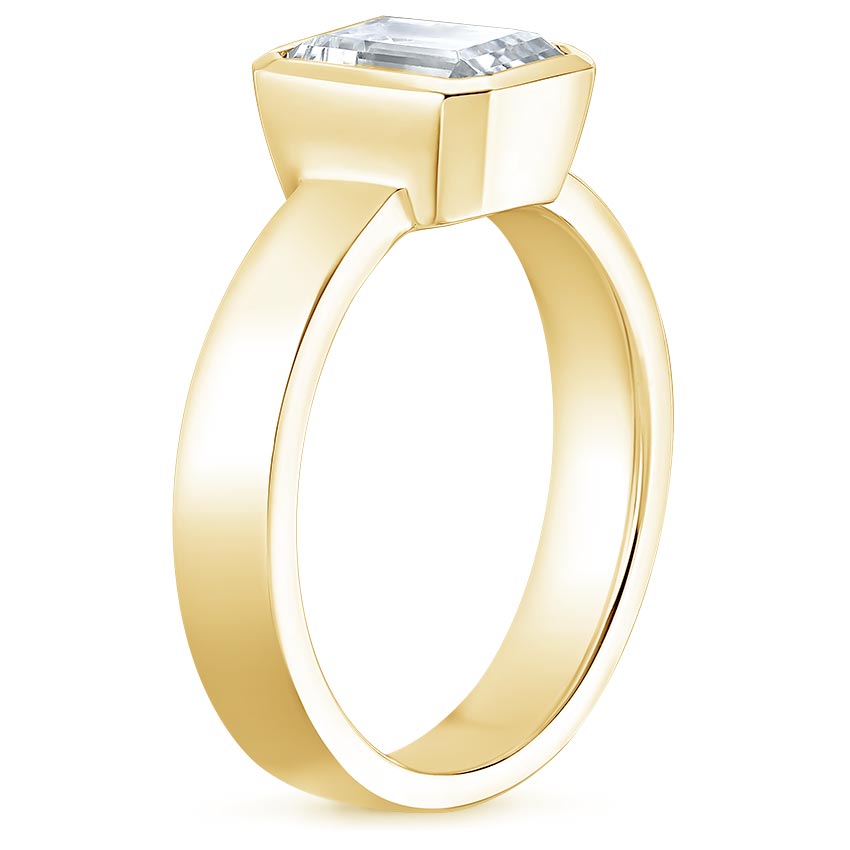 18K Yellow Gold Vesper Ring, large side view