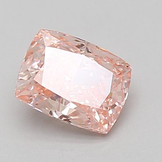 1.08 Ct. Fancy Vivid Pink Cushion Lab Grown Diamond