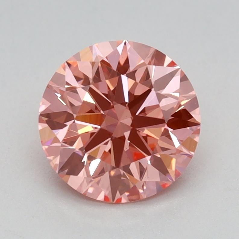 1.01 Ct. Fancy Vivid Pink Round Lab Grown Diamond