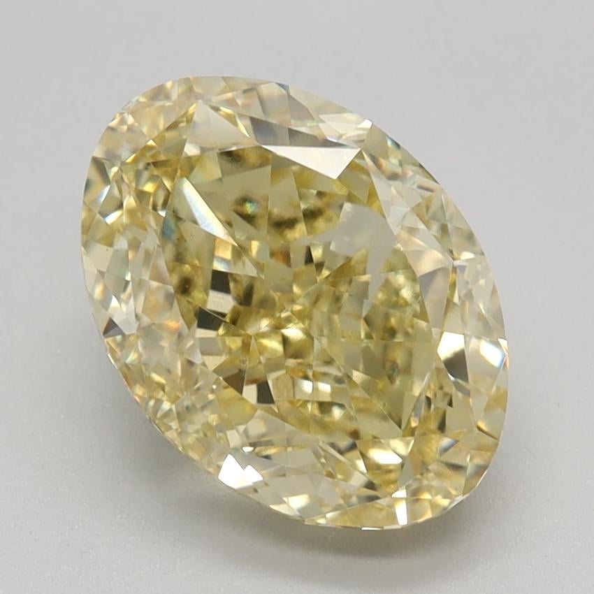 2.75 Ct. Fancy Intense Yellow Oval Lab Grown Diamond