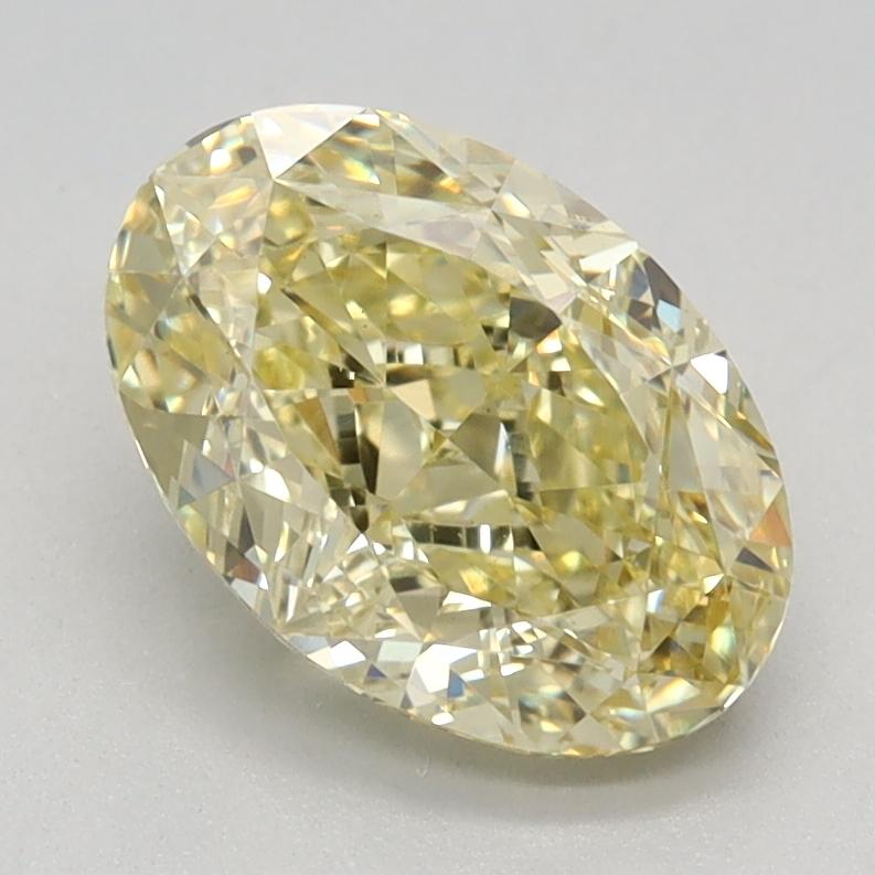 1.66 Ct. Fancy Intense Yellow Oval Lab Grown Diamond