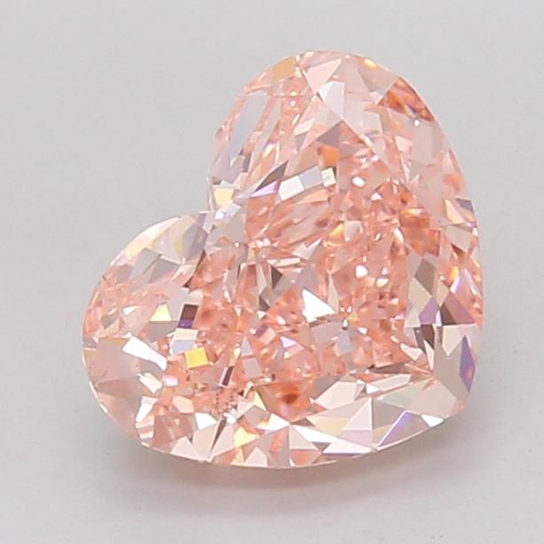2.07 Ct. Fancy Vivid Pink Heart Lab Grown Diamond
