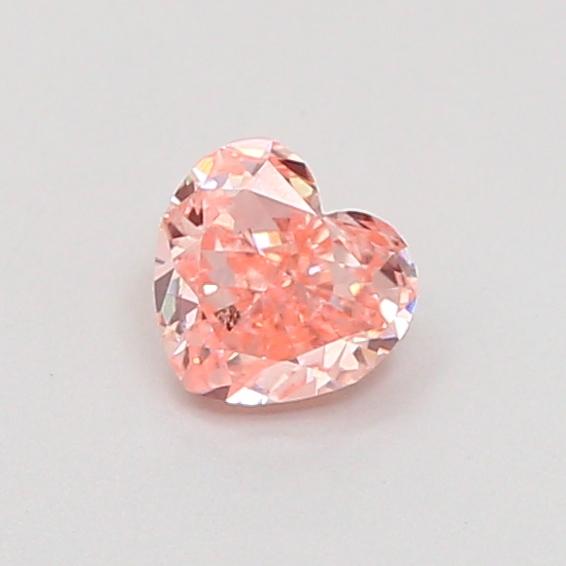 0.31 Ct. Fancy Intense  Pink Heart Lab Grown Diamond