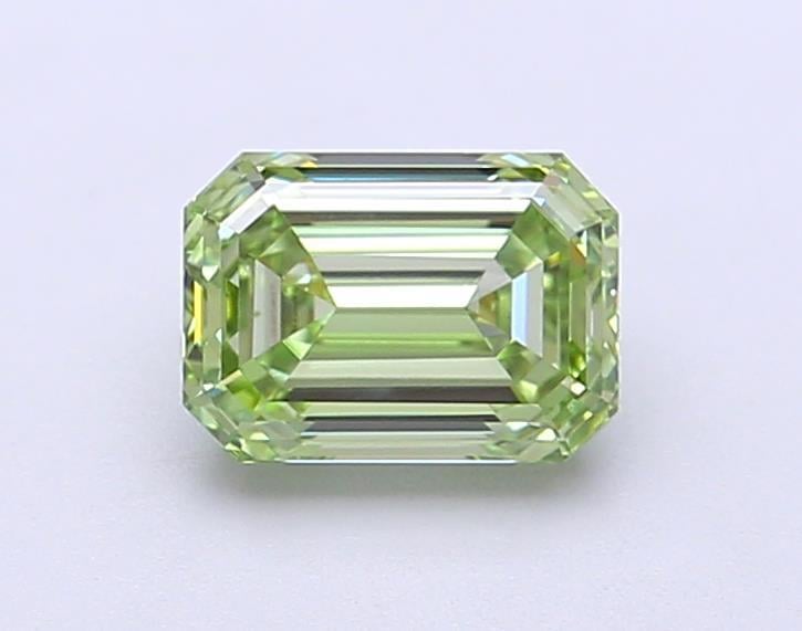 1.11 Ct. Fancy Vivid Green Emerald Lab Grown Diamond